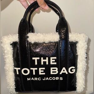 Marc Jacobs Black Tote with Cream Accents